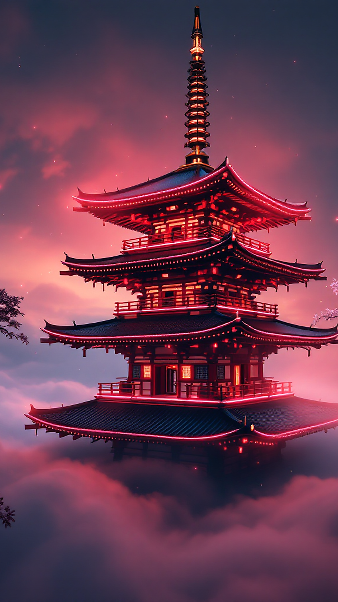 Neon Pagoda