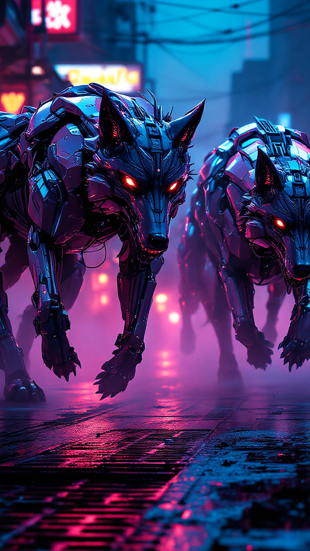 Neon Wolves