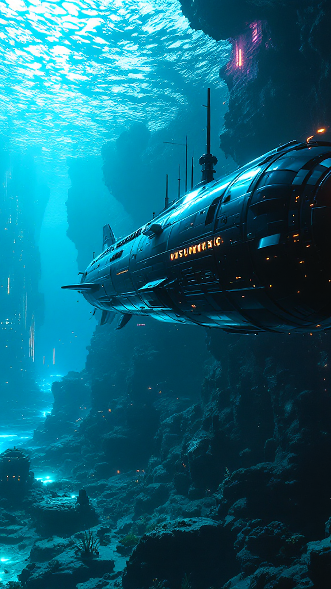 Neon Submarine