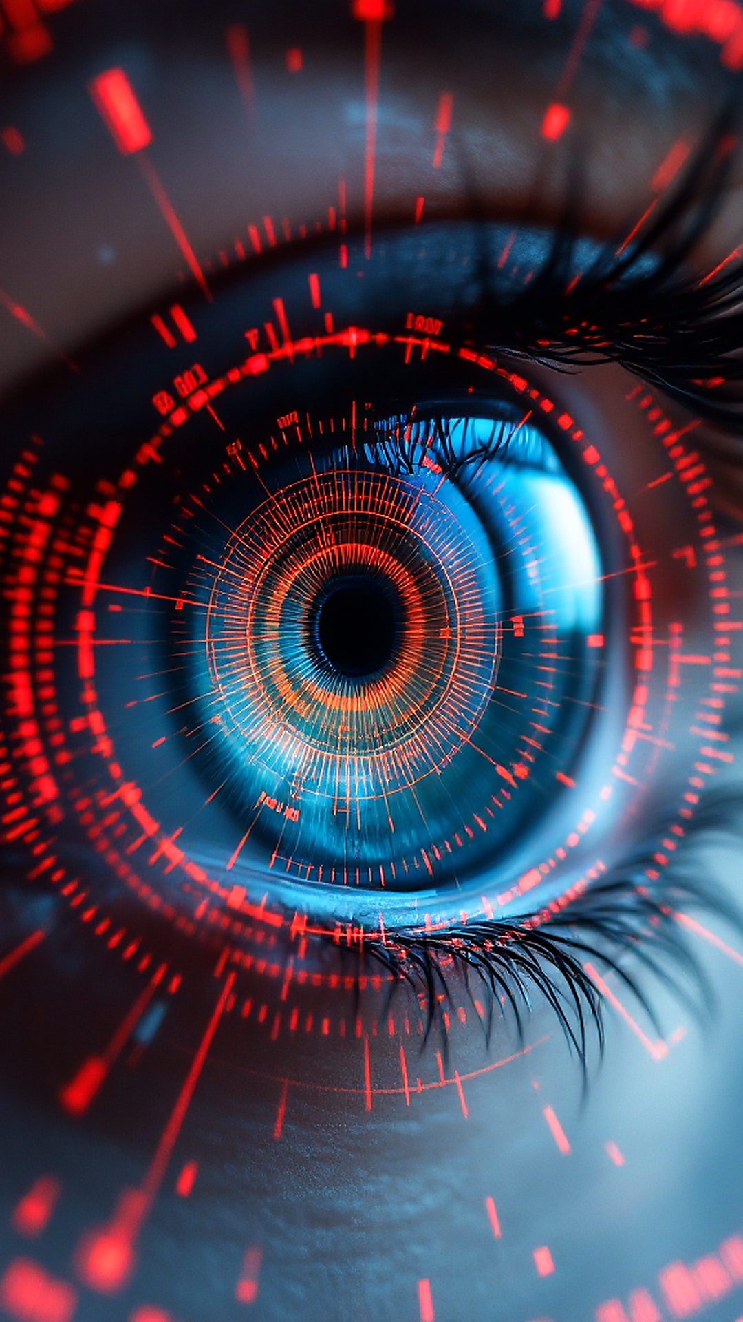 Iris Scan Close-Up