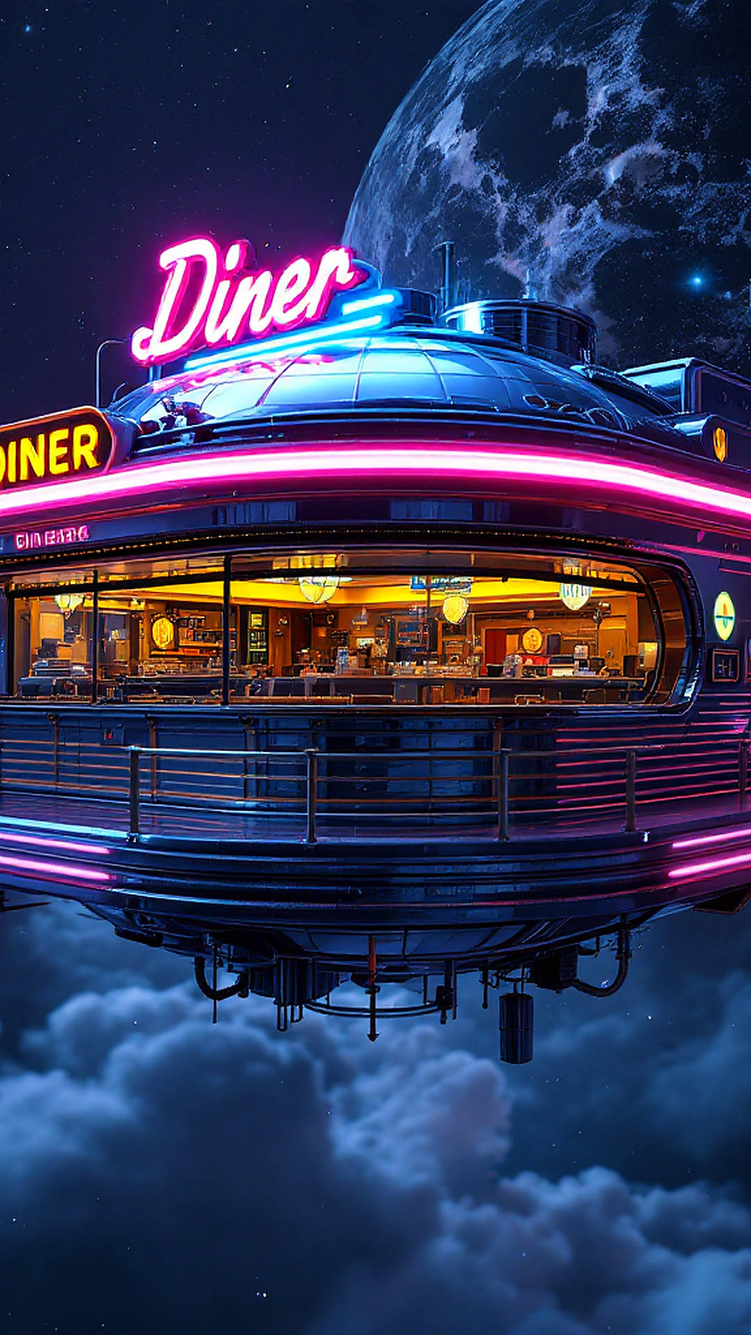 Neon Diner Retro