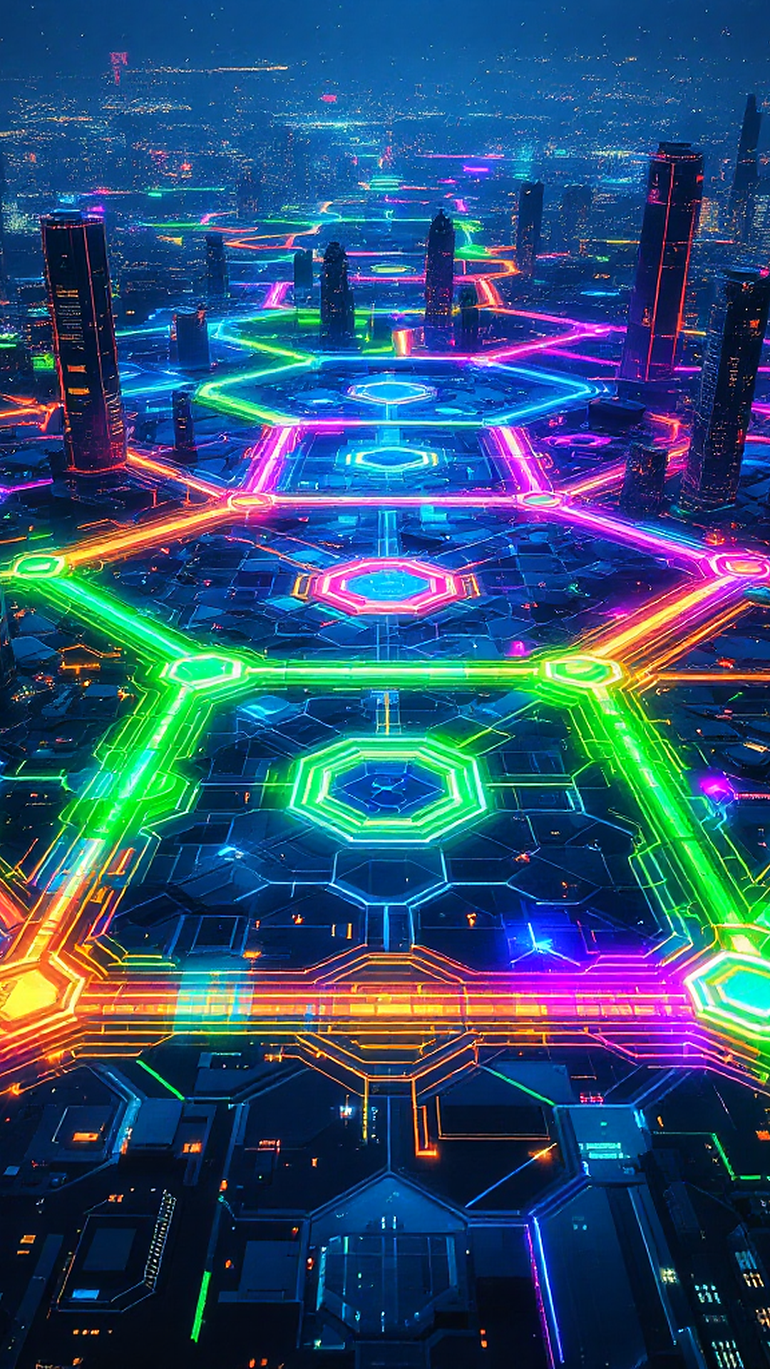 Hexagonal Grid City