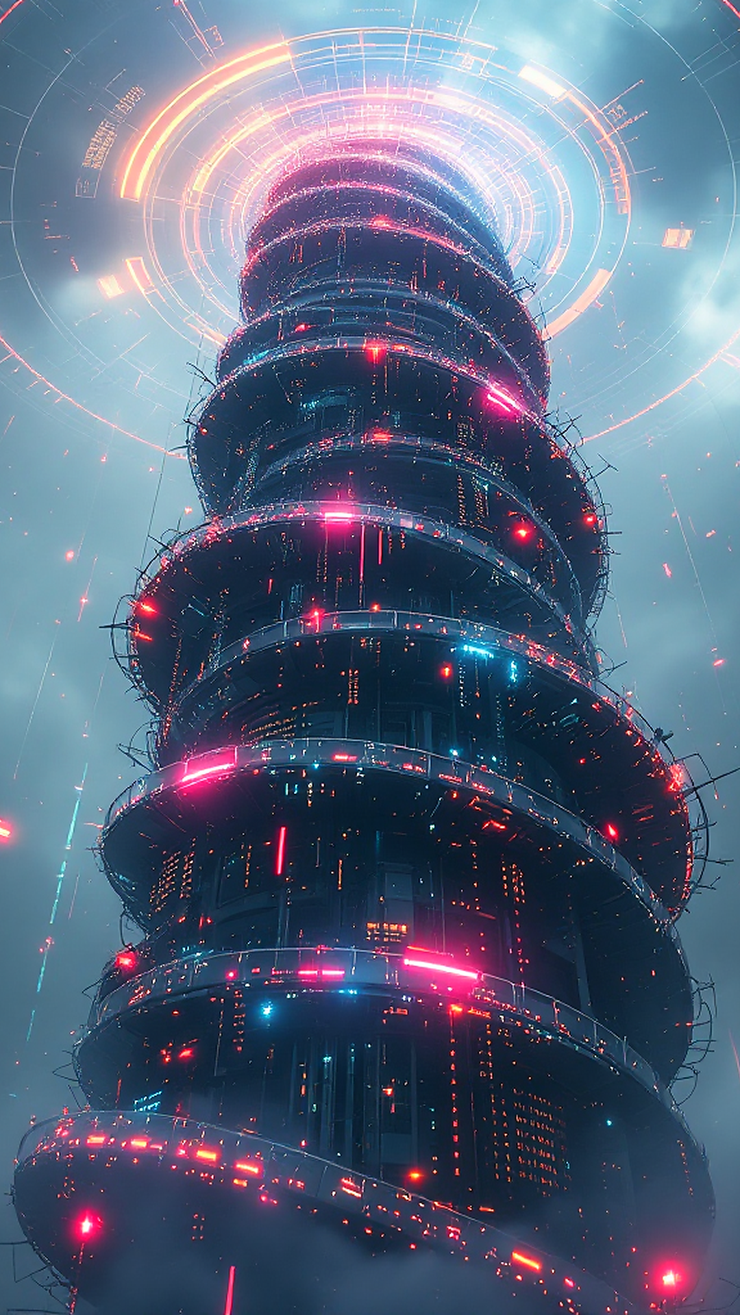 Spiral Data Tower