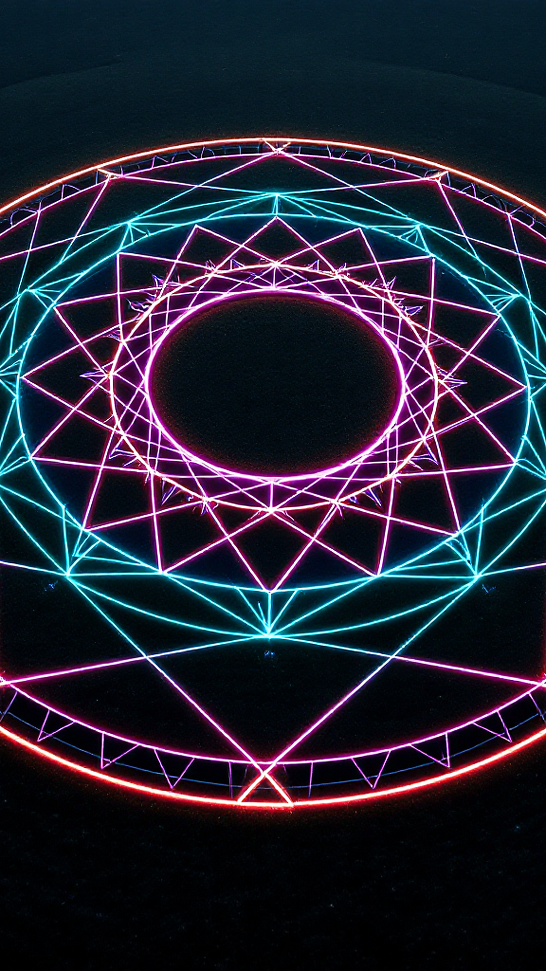 Neon Crop Circle