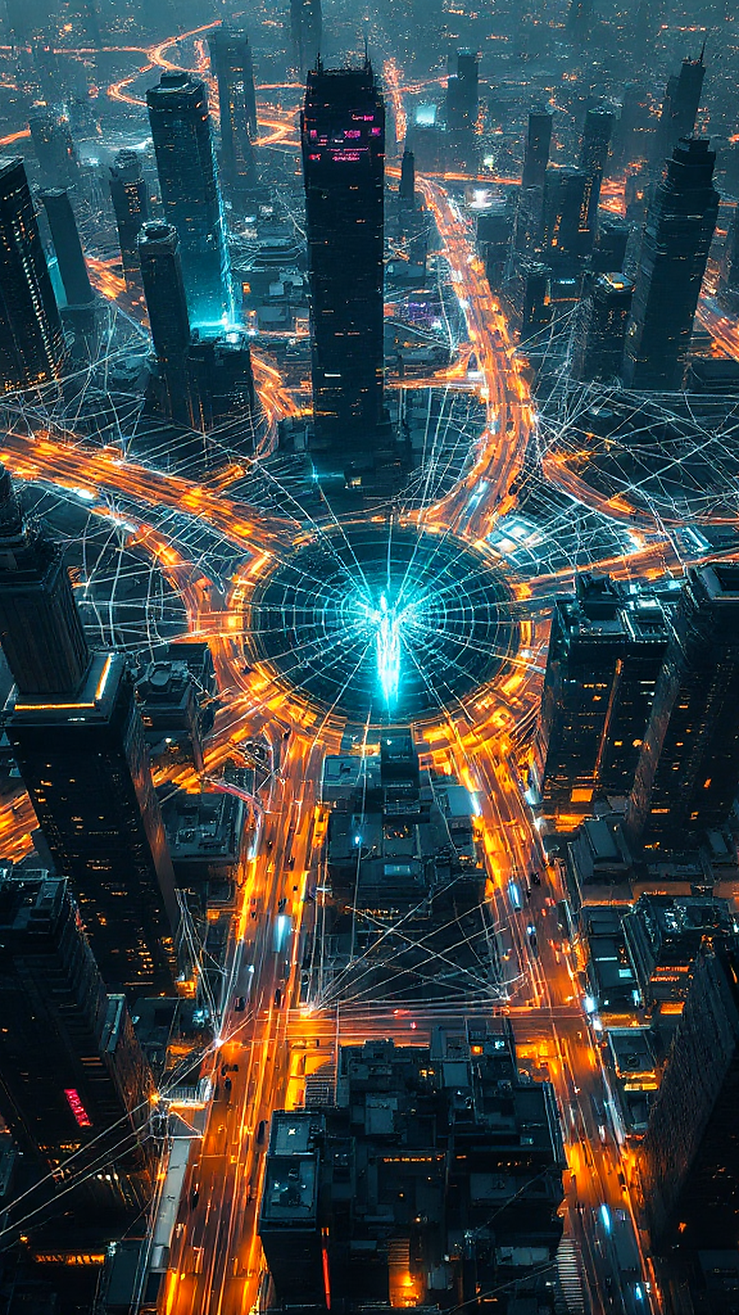 Neon Web Aerial