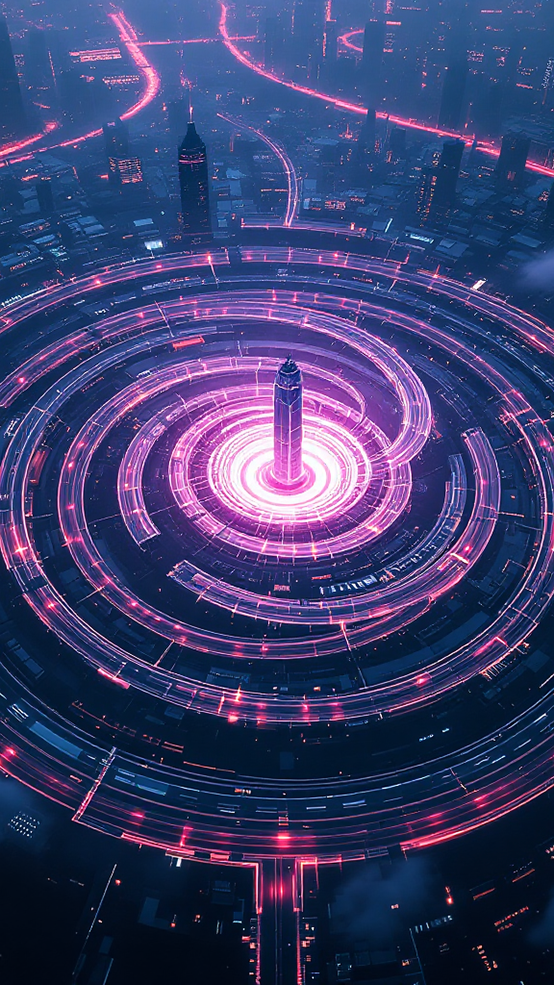 Neon Whirlpool