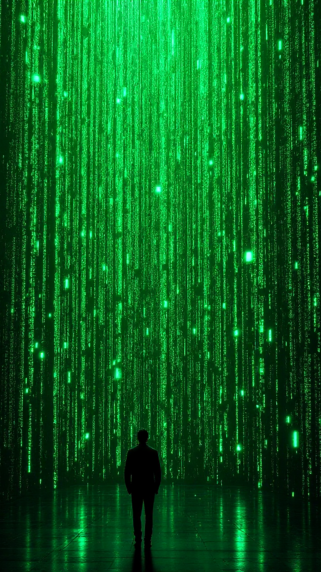 Green Cascade Wall