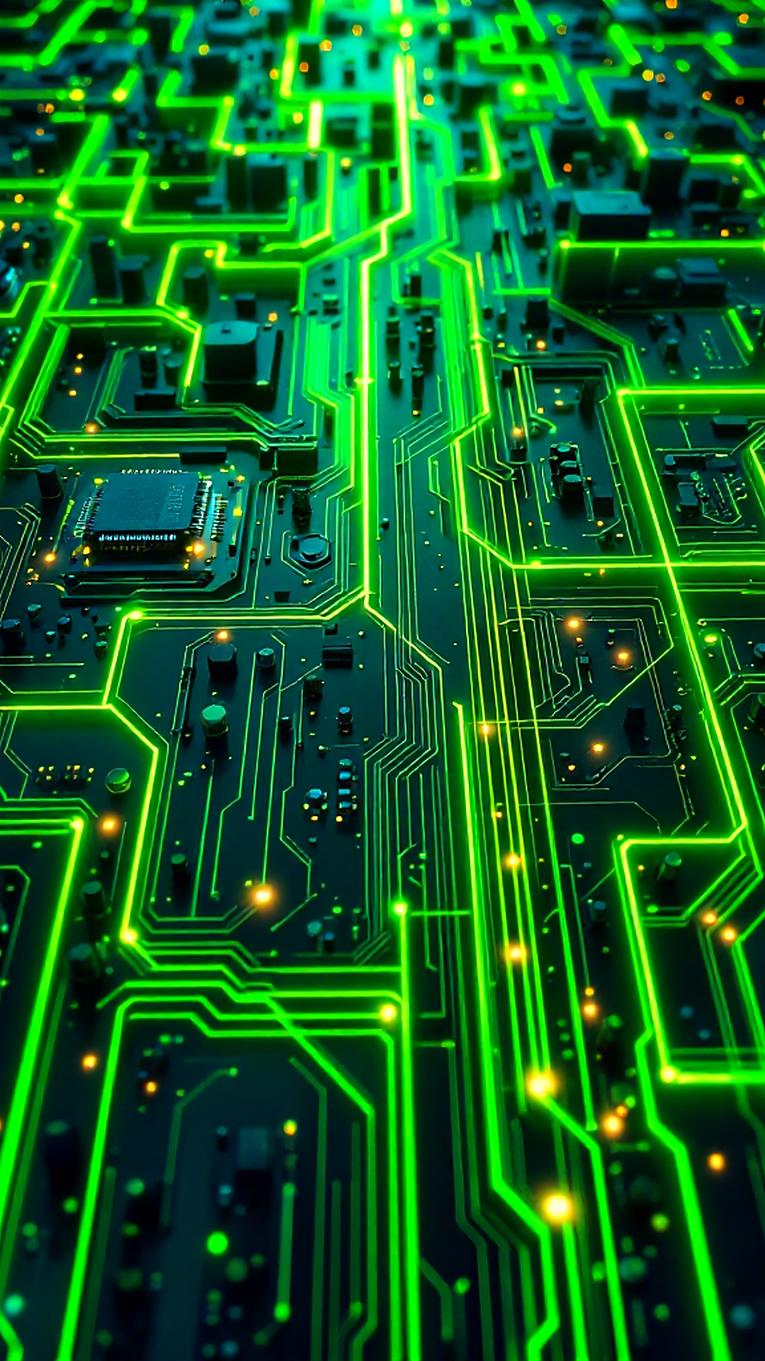 Green Circuit Maze
