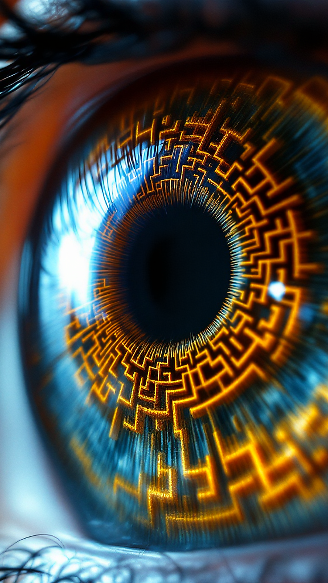 Maze Within Eye