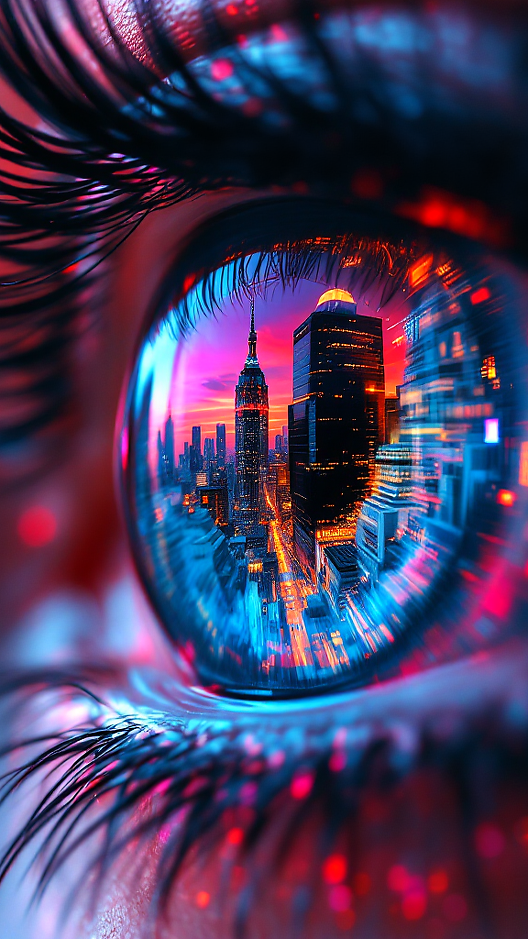 Chrome Eye Reflection