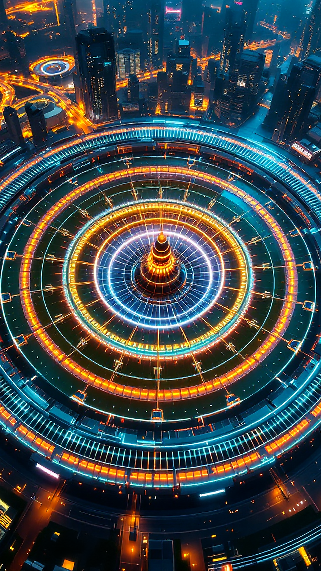 Neon Mandala City