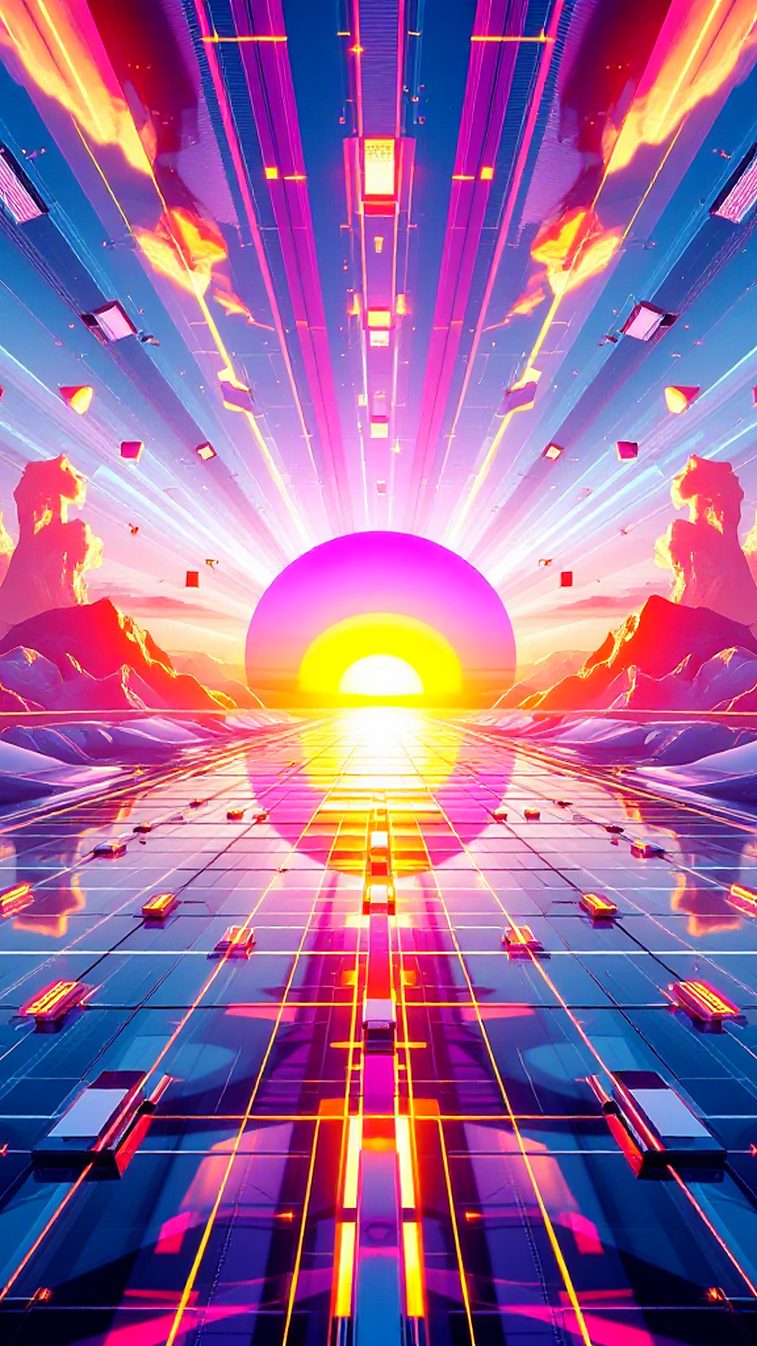Synthwave Kaleidoscope